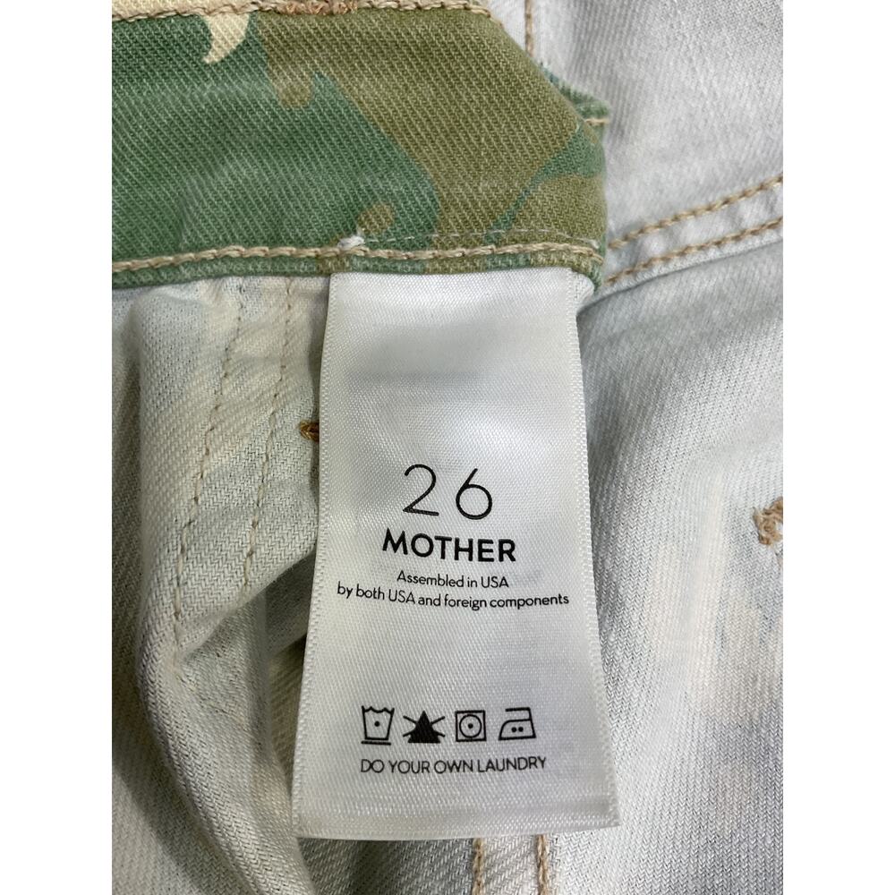 Mother 'The Wrapper' Green Cotton Patch Springy A… - image 4